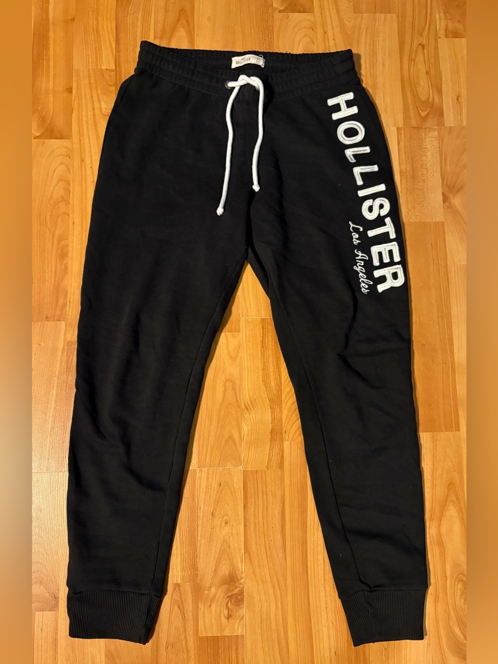 🔥Hollister Women’s Black Logo Joggers Sz XS, EUC